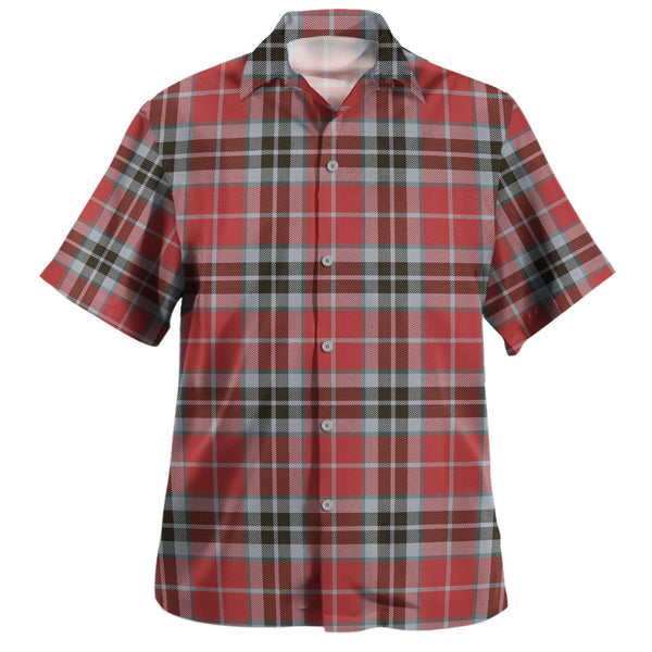 MacTavish (MacThomas Red) Weathered Tartan Hawaiian Shirt