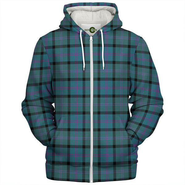 MacThomas (Thompson Thomson) Ancient Tartan Sherpa Hoodie