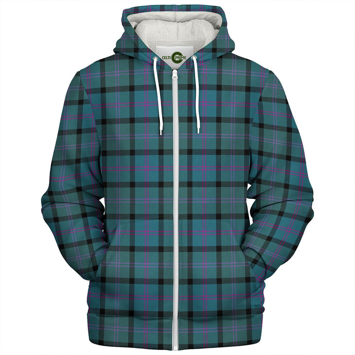 MacThomas (Thompson Thomson) Ancient Tartan Sherpa Hoodie