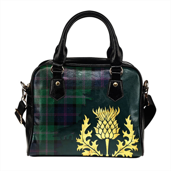 MacThomas (Thompson Thomson) Modern Tartan Shoulder Handbag Thistle Oldest Style