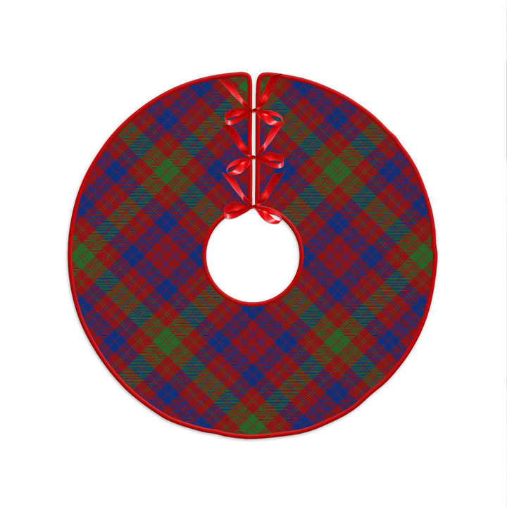MacTier Modern Clan Badge Tartan Christmas Tree Skirt
