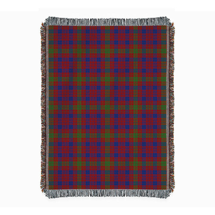 MacTier Modern Clan Badge Tartan Woven Blanket