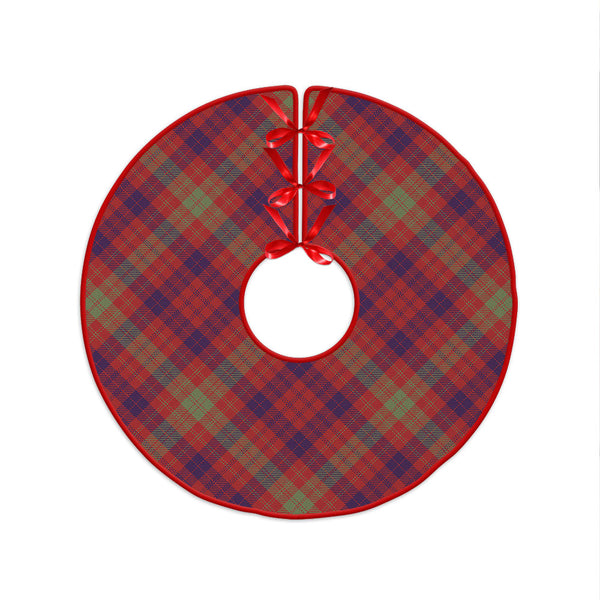 MacTier Weathered Clan Badge Tartan Christmas Tree Skirt