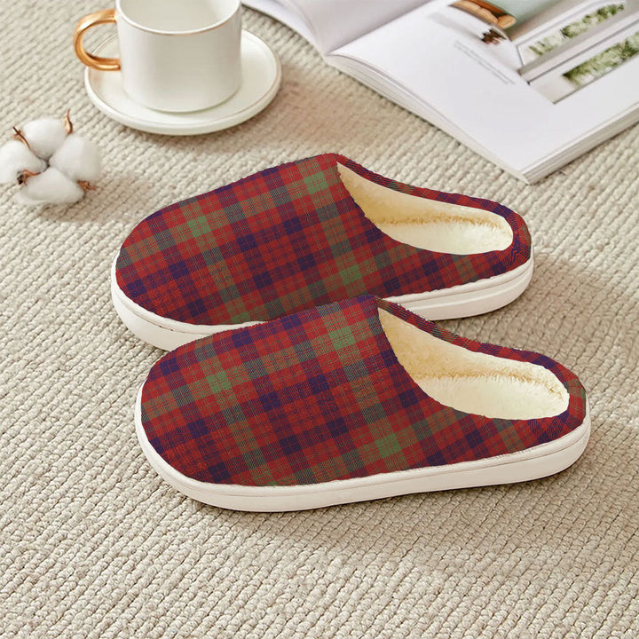 MacTier Weathered Clan Badge Tartan Plush Slipper