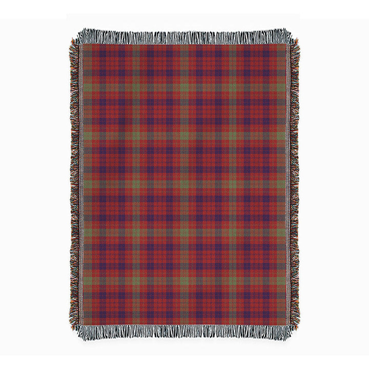 MacTier Weathered Clan Badge Tartan Woven Blanket