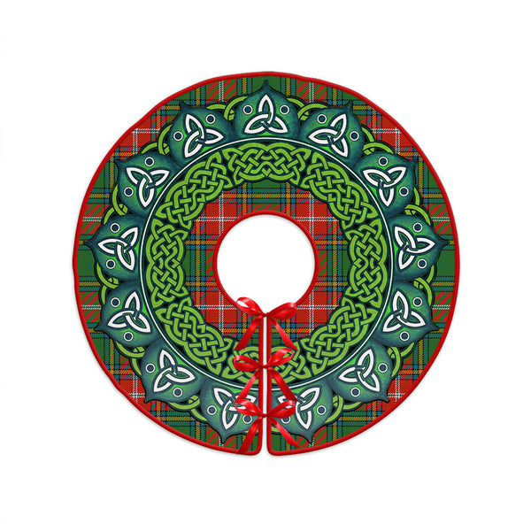 MacWhirter Ancient Clan Badge Tartan Christmas Tree Skirt Heritage Holiday Decor