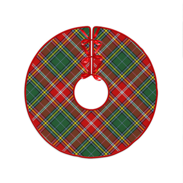MacWhirter Modern Clan Badge Tartan Christmas Tree Skirt