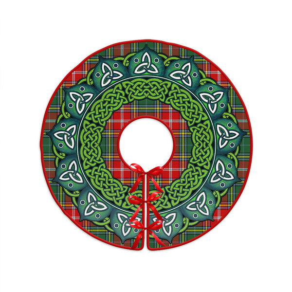 MacWhirter Modern Clan Badge Tartan Christmas Tree Skirt Heritage Holiday Decor