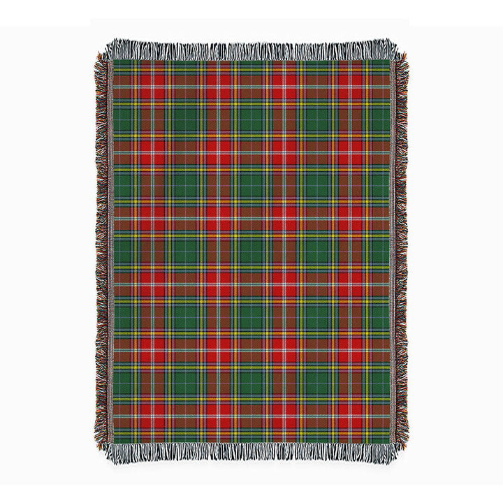 MacWhirter Modern Clan Badge Tartan Woven Blanket