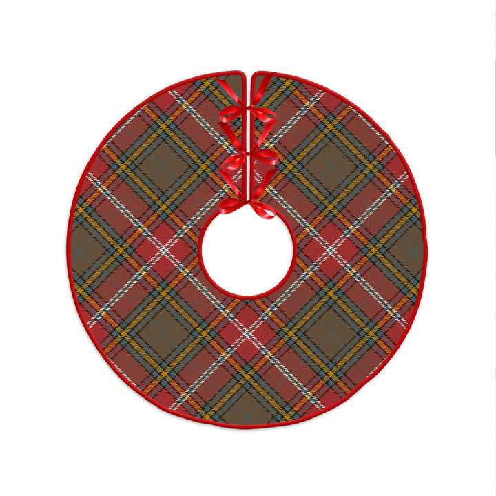 MacWhirter Weathered Clan Badge Tartan Christmas Tree Skirt