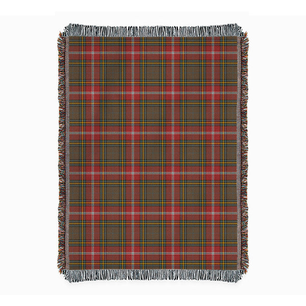MacWhirter Weathered Clan Badge Tartan Woven Blanket