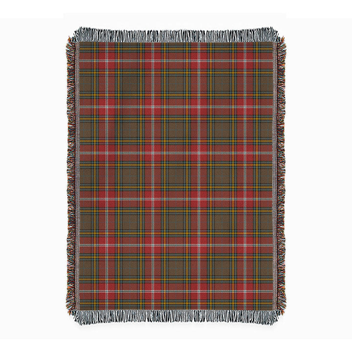 MacWhirter Weathered Clan Badge Tartan Woven Blanket