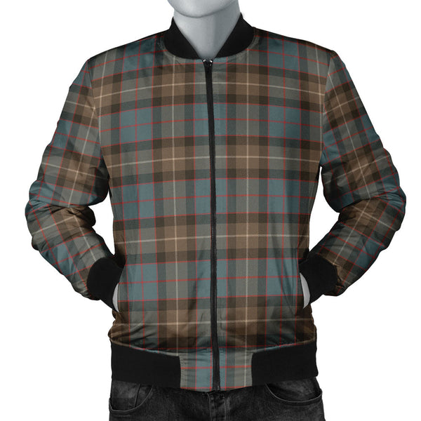 MacWilliam (Williamson) Weathered Clan Badge Tartan Bomber Jacket