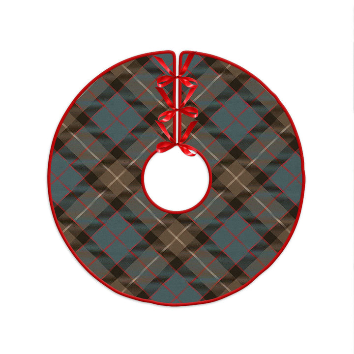 MacWilliam (Williamson) Weathered Clan Badge Tartan Christmas Tree Skirt