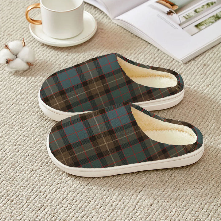 MacWilliam (Williamson) Weathered Clan Badge Tartan Plush Slipper