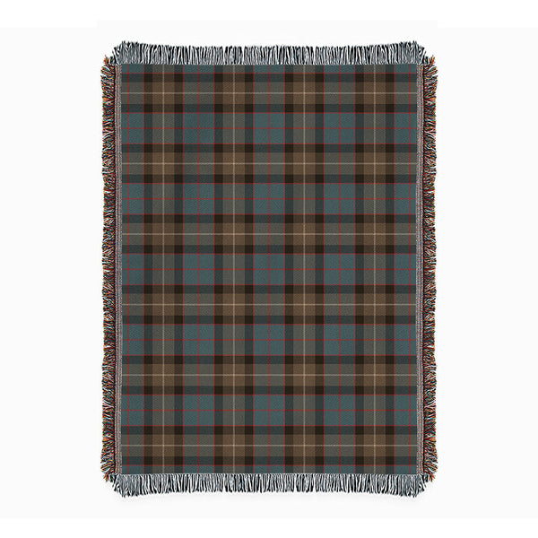 MacWilliam (Williamson) Weathered Clan Badge Tartan Woven Blanket