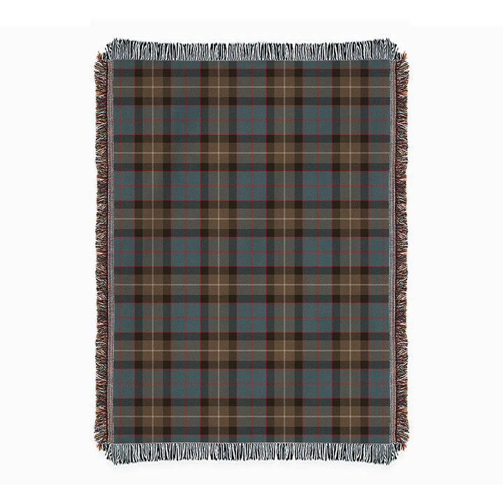 MacWilliam (Williamson) Weathered Clan Badge Tartan Woven Blanket