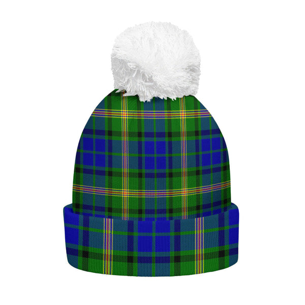 Maitland Clan Badge Tartan Bobble Beanie Hat
