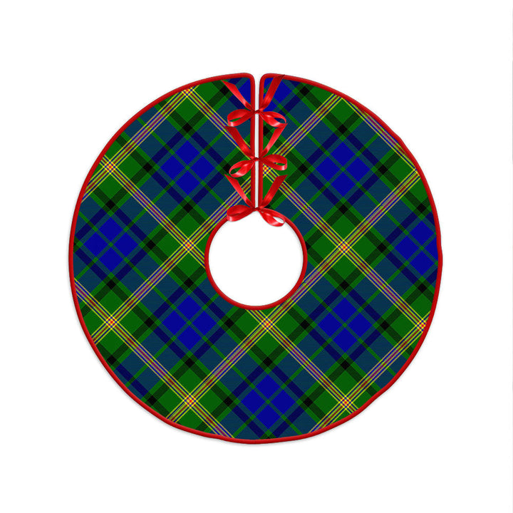 Maitland Clan Badge Tartan Christmas Tree Skirt