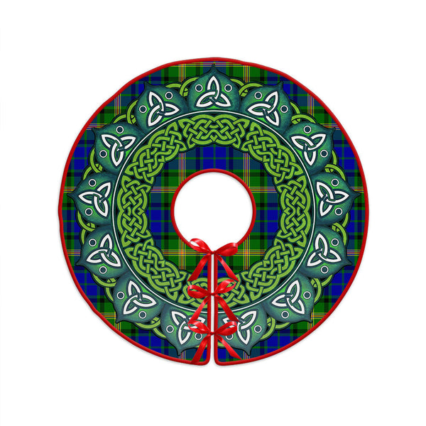 Maitland Clan Badge Tartan Christmas Tree Skirt Heritage Holiday Decor