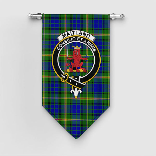 Maitland Clan Badge Tartan Gonfalon