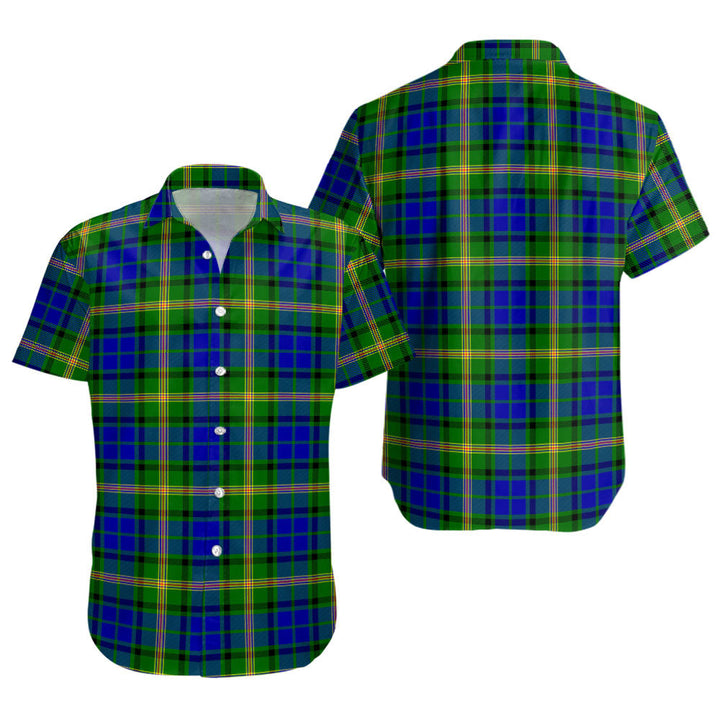 Maitland Clan Badge Tartan Short Sleeve Shirt