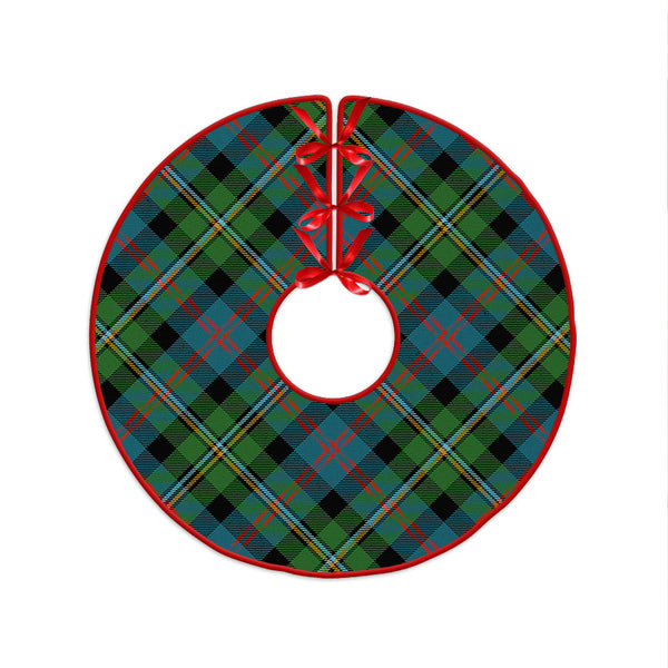Malcolm Ancient Clan Badge Tartan Christmas Tree Skirt