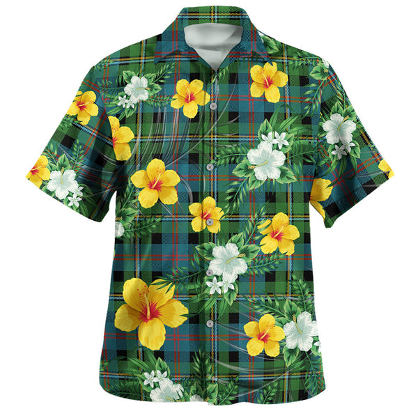 Malcolm Ancient Clan Badge Tartan Hawaiian Shirt Summer Vibes Style