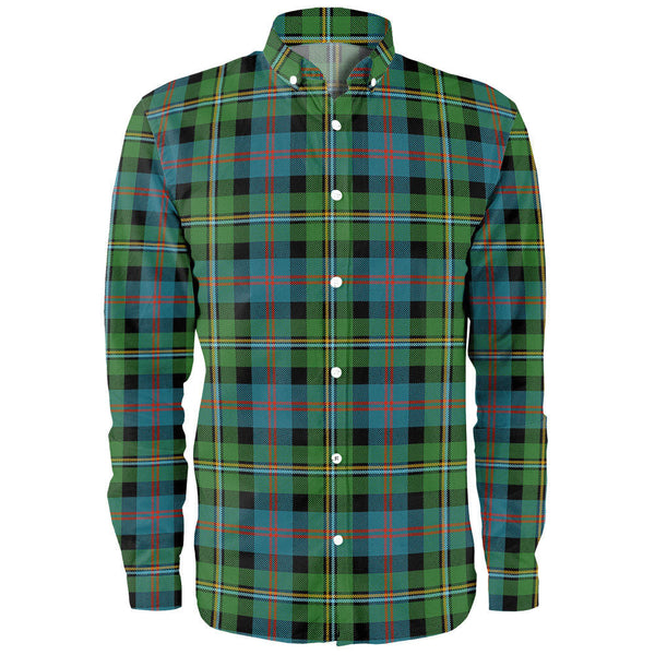 Malcolm Ancient Clan Badge Tartan Long Sleeve Shirt