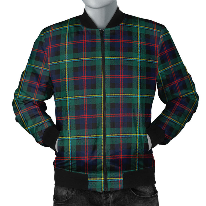 Malcolm Modern Clan Badge Tartan Bomber Jacket