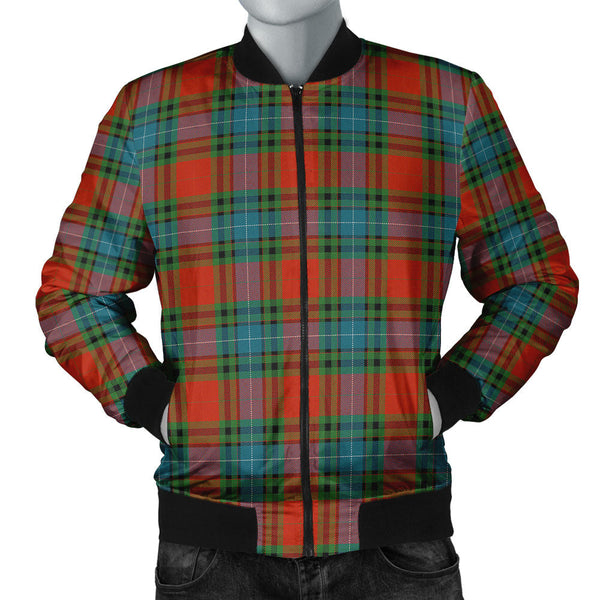 Manson Ancient Clan Badge Tartan Bomber Jacket