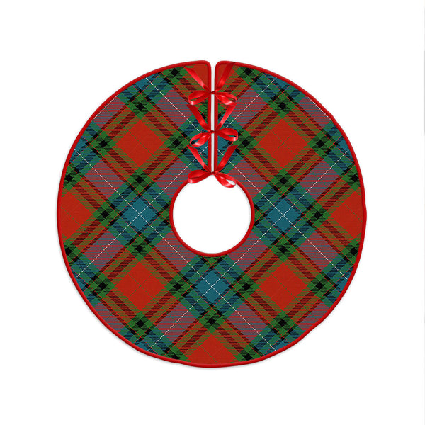 Manson Ancient Clan Badge Tartan Christmas Tree Skirt