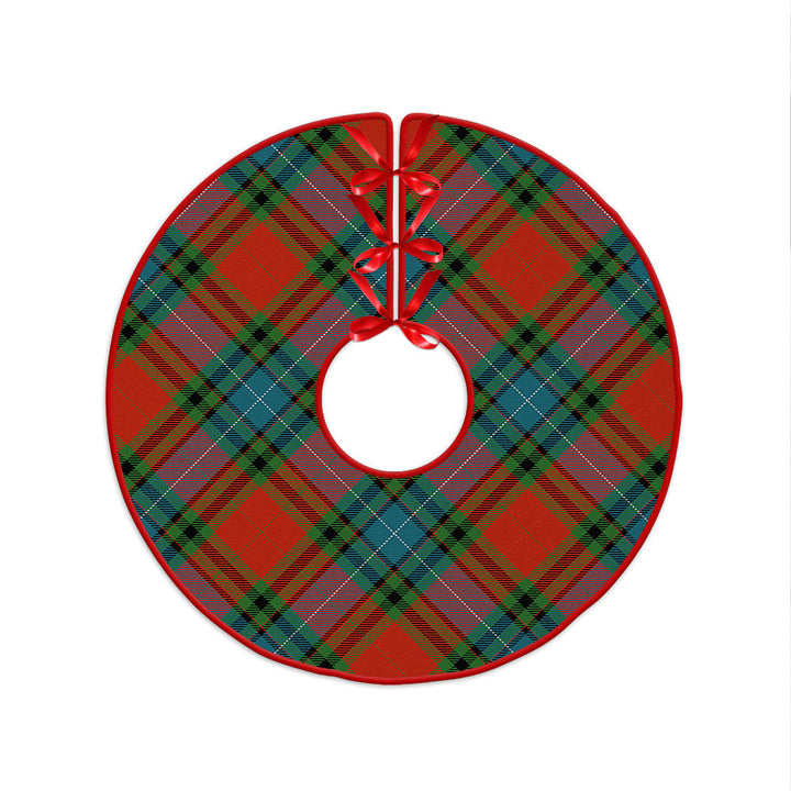 Manson Ancient Clan Badge Tartan Christmas Tree Skirt