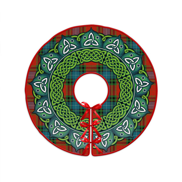 Manson Ancient Clan Badge Tartan Christmas Tree Skirt Heritage Holiday Decor