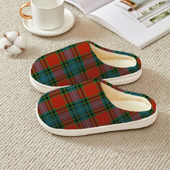 Manson Ancient Clan Badge Tartan Plush Slipper