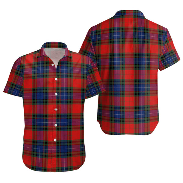 Manson Modern Clan Badge Tartan Short Sleeve Shirt
