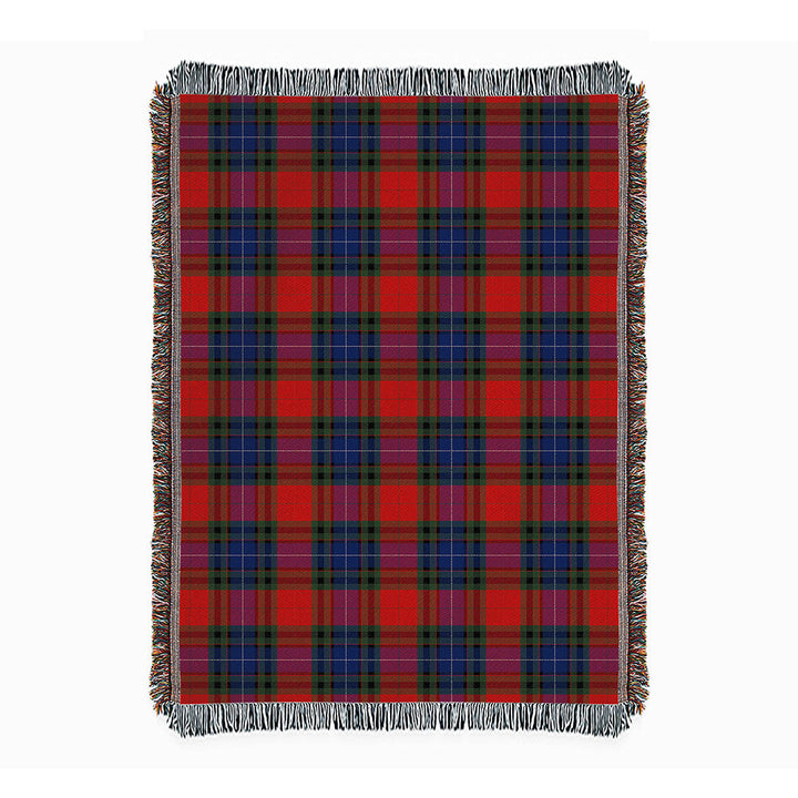 Manson Modern Clan Badge Tartan Woven Blanket