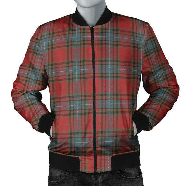 Manson Weathered Clan Badge Tartan Bomber Jacket