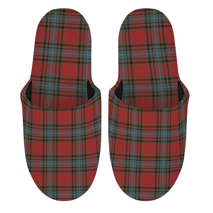 Manson Weathered Clan Badge Tartan Mop Slippers
