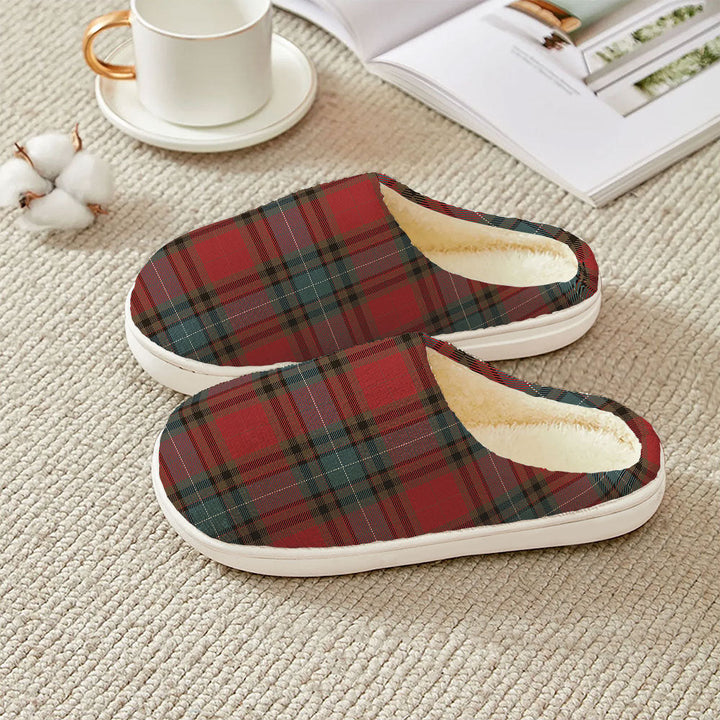 Manson Weathered Clan Badge Tartan Plush Slipper