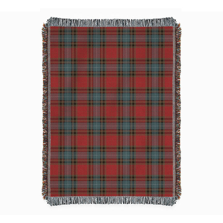 Manson Weathered Clan Badge Tartan Woven Blanket