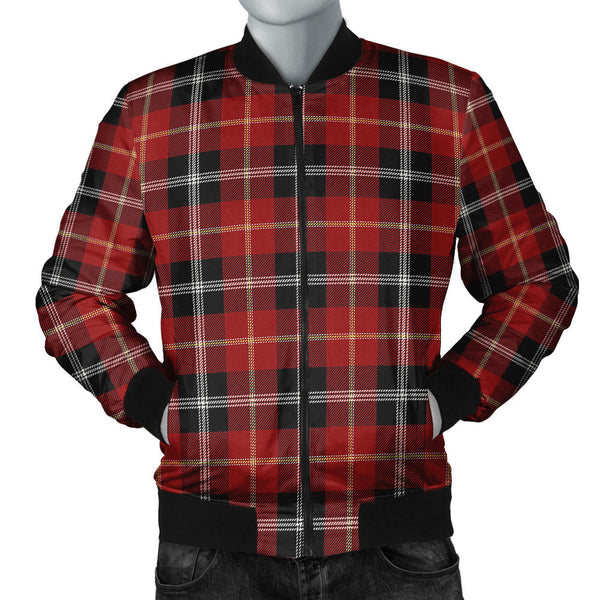Marjoribanks Modern Clan Badge Tartan Bomber Jacket