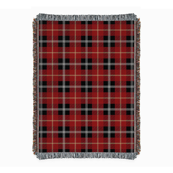 Marjoribanks Modern Clan Badge Tartan Woven Blanket