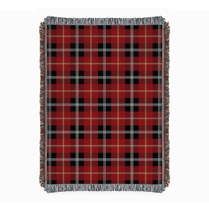 Marjoribanks Modern Clan Badge Tartan Woven Blanket
