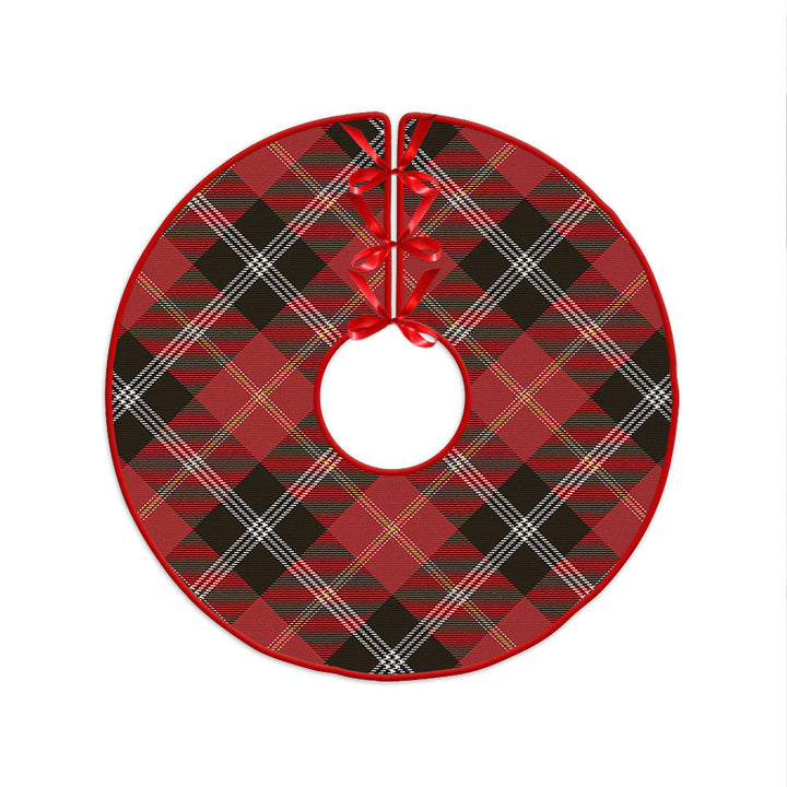 Marjoribanks Weathered Clan Badge Tartan Christmas Tree Skirt