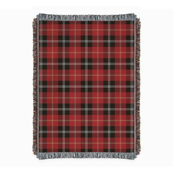 Marjoribanks Weathered Clan Badge Tartan Woven Blanket