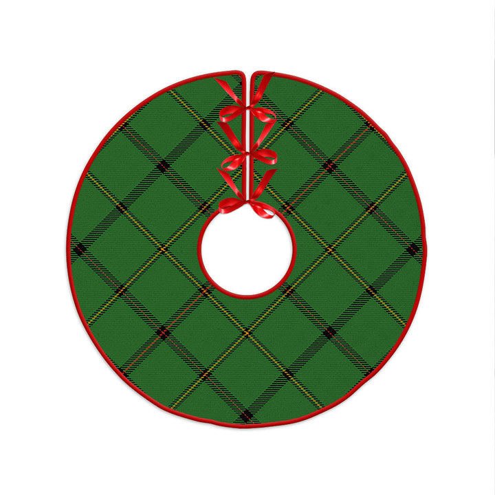 Marr Ancient Clan Badge Tartan Christmas Tree Skirt