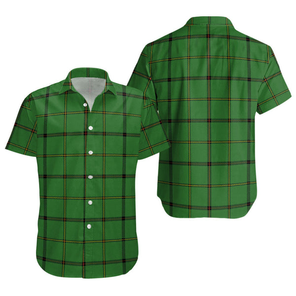 Marr Ancient Clan Badge Tartan Short Sleeve Shirt