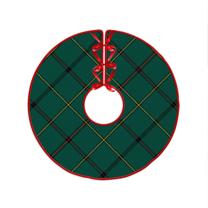 Marr Modern Clan Badge Tartan Christmas Tree Skirt