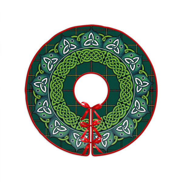 Marr Modern Clan Badge Tartan Christmas Tree Skirt Heritage Holiday Decor